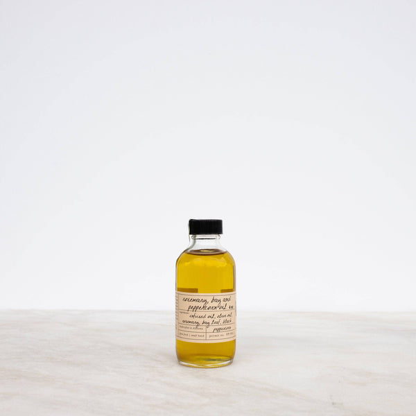 Rosemary, Bay, and Peppercorn Infused Oil - Stone Hollow Farmstead