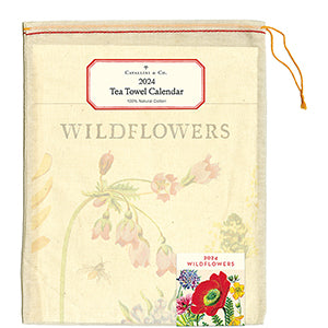 Natural Cotton Tea Towel | Wildflowers 2024 - Stone Hollow Farmstead