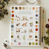 woodland watercolor workbook stone hollow farmstead Emily Lex