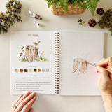 woodland watercolor workbook stone hollow farmstead Emily Lex